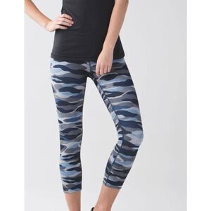 LULULEMON ATHLETICA Wunder Under Crop III "Full-On Luon" Size 4